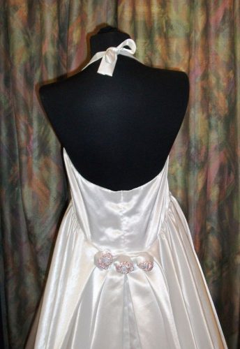 Korondi mintás menyasszonyi ruha